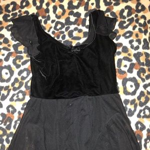 Ballet leotard with attached skirt